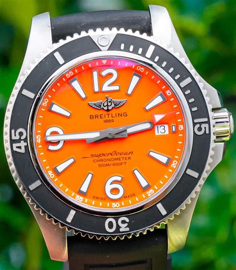 breitling superocean orange replica|pre owned breitling superocean heritage.